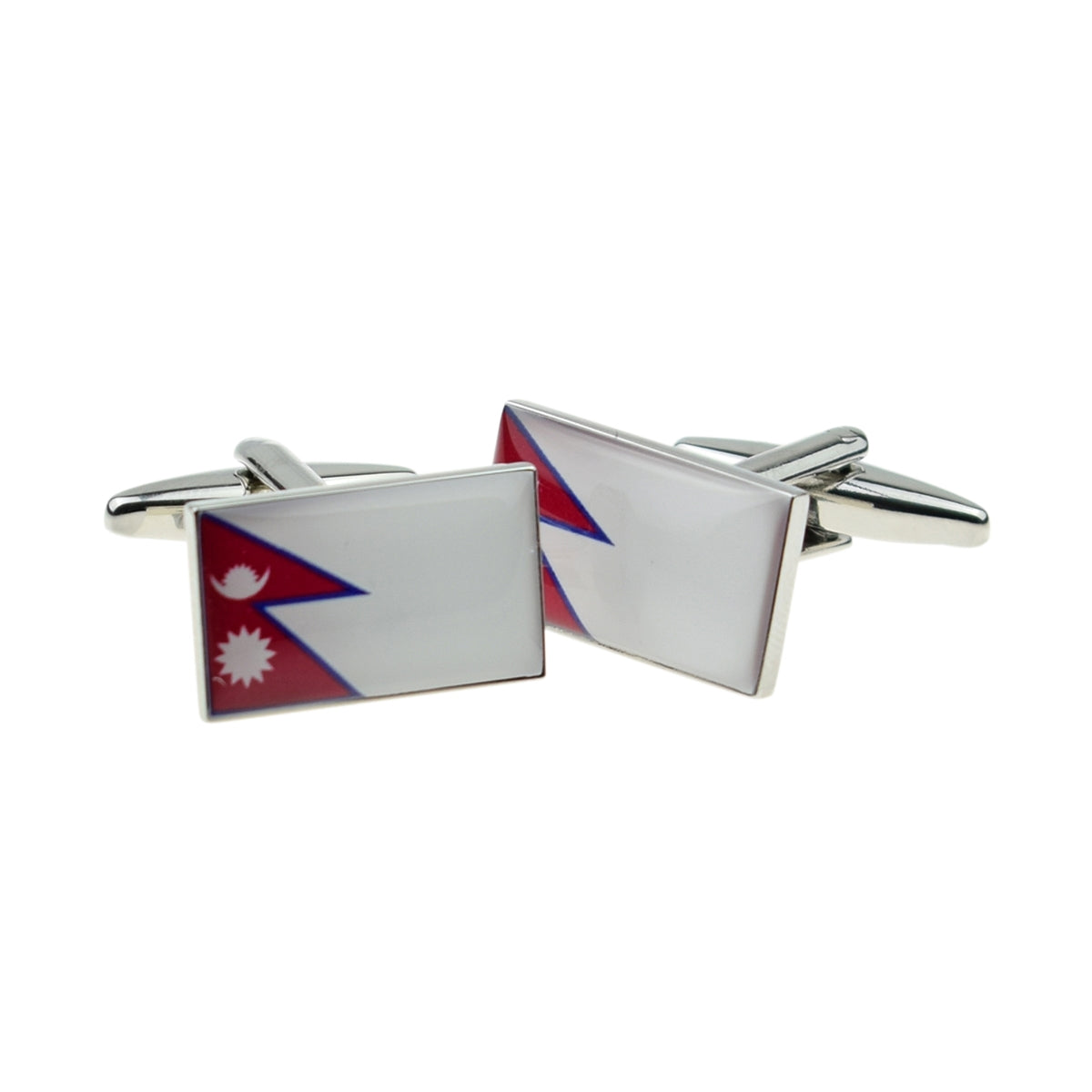 Nepal Flag Cufflinks | Ashton and Finch