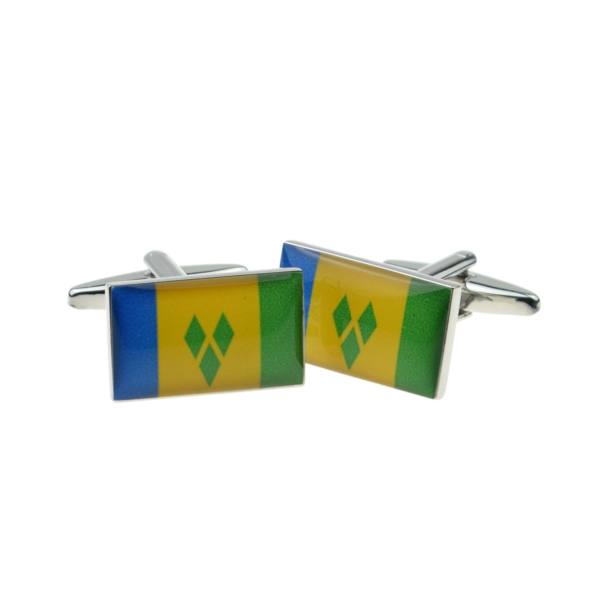 St Vincent & the Grenadines Flag Cufflinks | Ashton and Finch