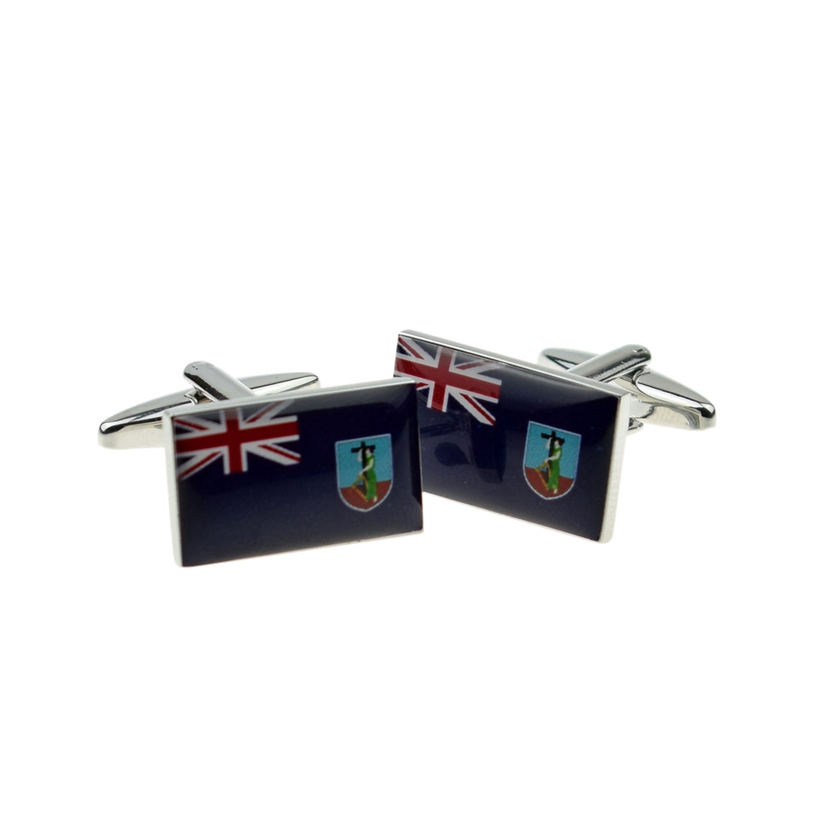 Montserrat Flag Cufflinks | Ashton and Finch