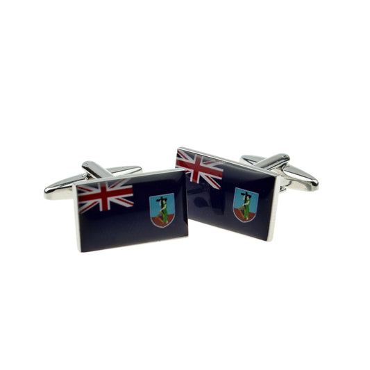 Montserrat Flag Cufflinks | Ashton and Finch