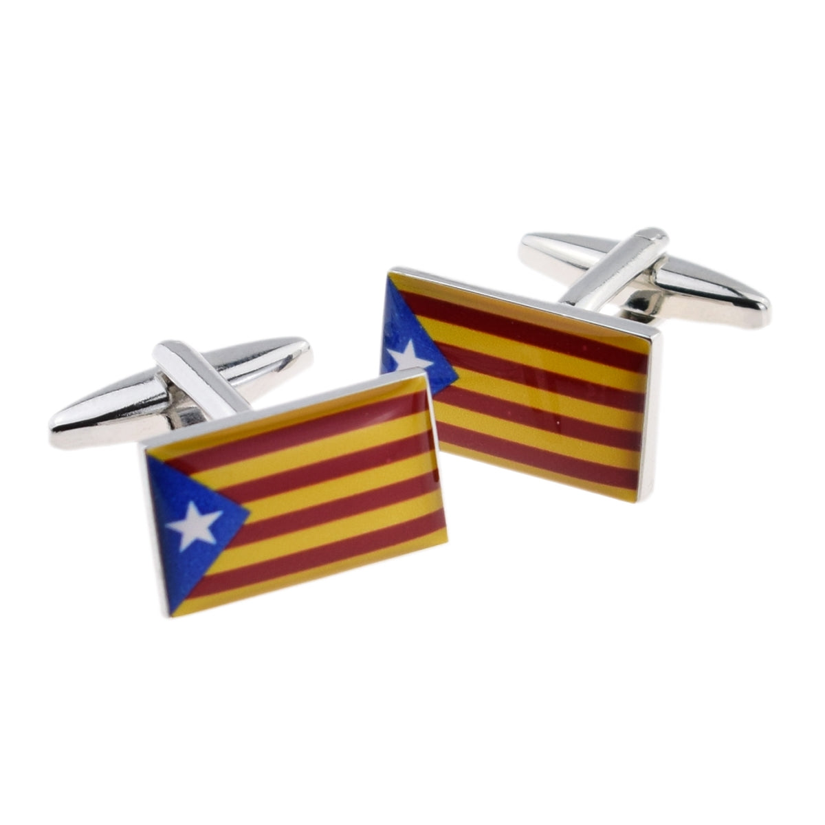 Catalonia Flag Cufflinks | Ashton and Finch