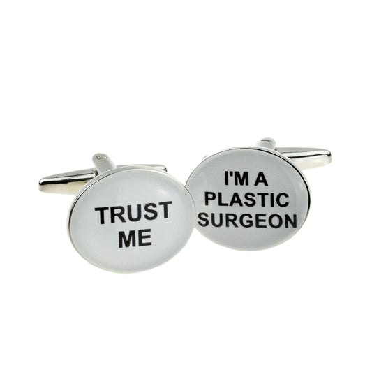 Trust me I'm a Plastic Surgeon Cufflinks | Ashton and Finch