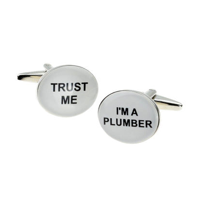 Trust me I'm a Plumber Cufflinks | Ashton and Finch