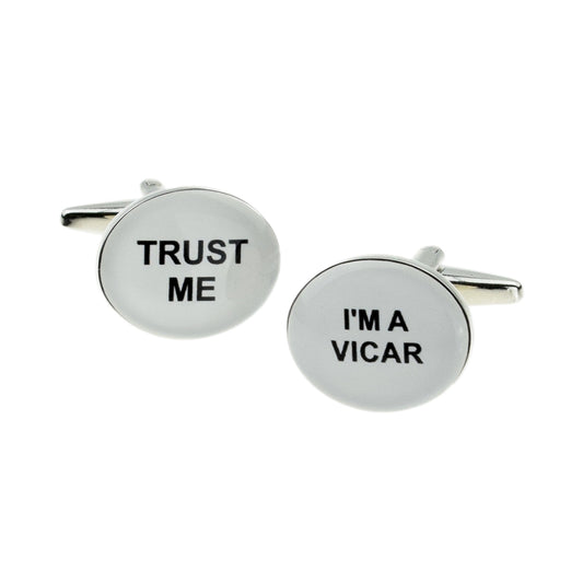 Trust me I'm a Vicar Cufflinks | Ashton and Finch