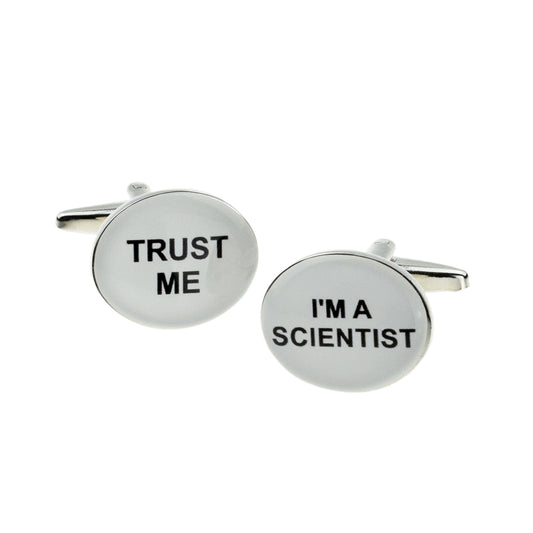 Trust Me I am A Scientist Cufflinks | Ashton and Finch