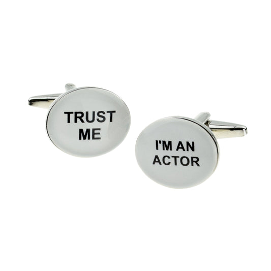 Trust me I am an Actor Cufflinks | Ashton and Finch