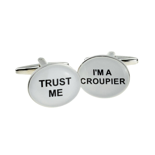 Trust me I am a Croupier Cufflinks | Ashton and Finch