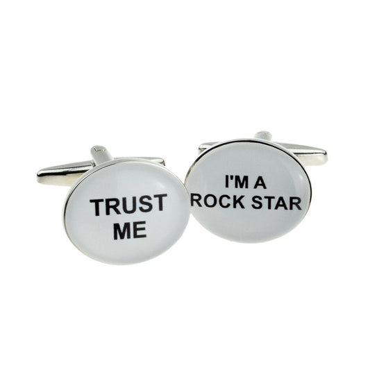 Trust me I am a Rock Star Cufflinks | Ashton and Finch