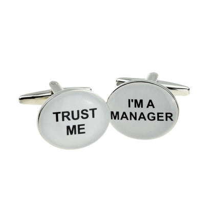 Trust me I'm a Manager Cufflinks | Ashton and Finch