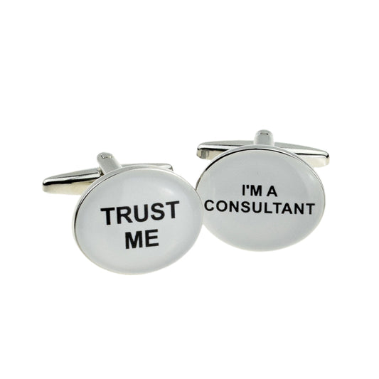Trust me I'm a Consultant Cufflinks | Ashton and Finch