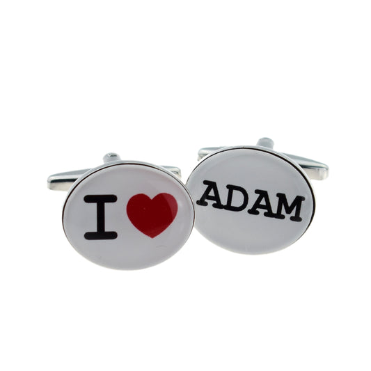 Personalised I Love Cufflinks | Ashton and Finch