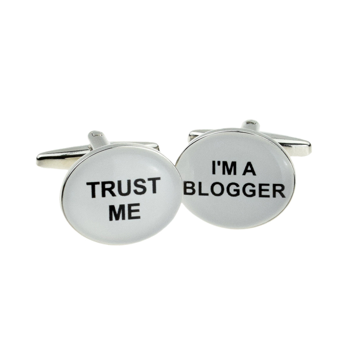 Trust me I'm a Blogger Oval Cufflinks | Ashton and Finch