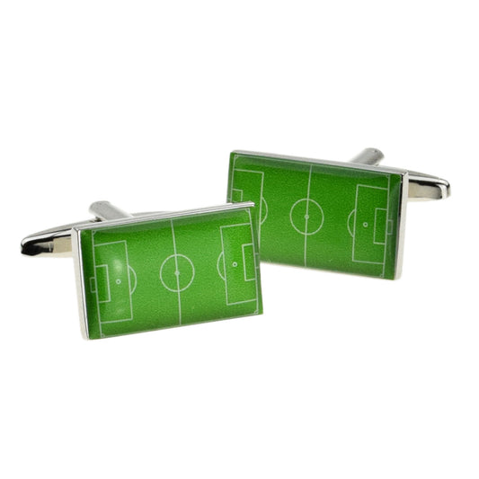 Football Pitch Sport Cufflinks | Ashton and Finch