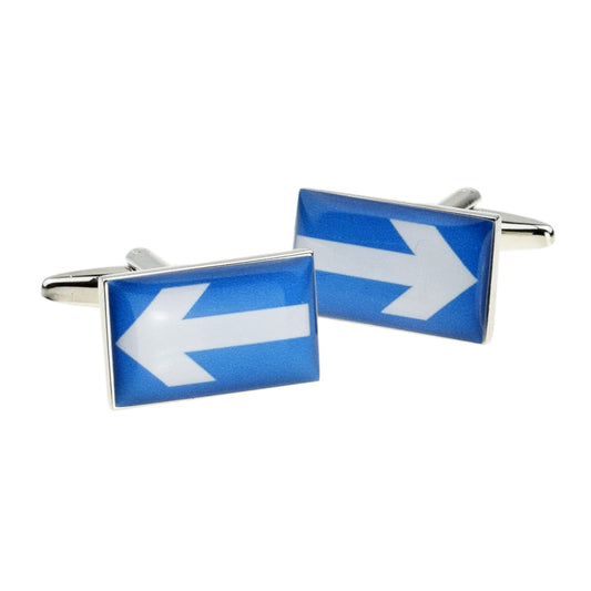One Way Road Sign Cufflinks | Ashton and Finch