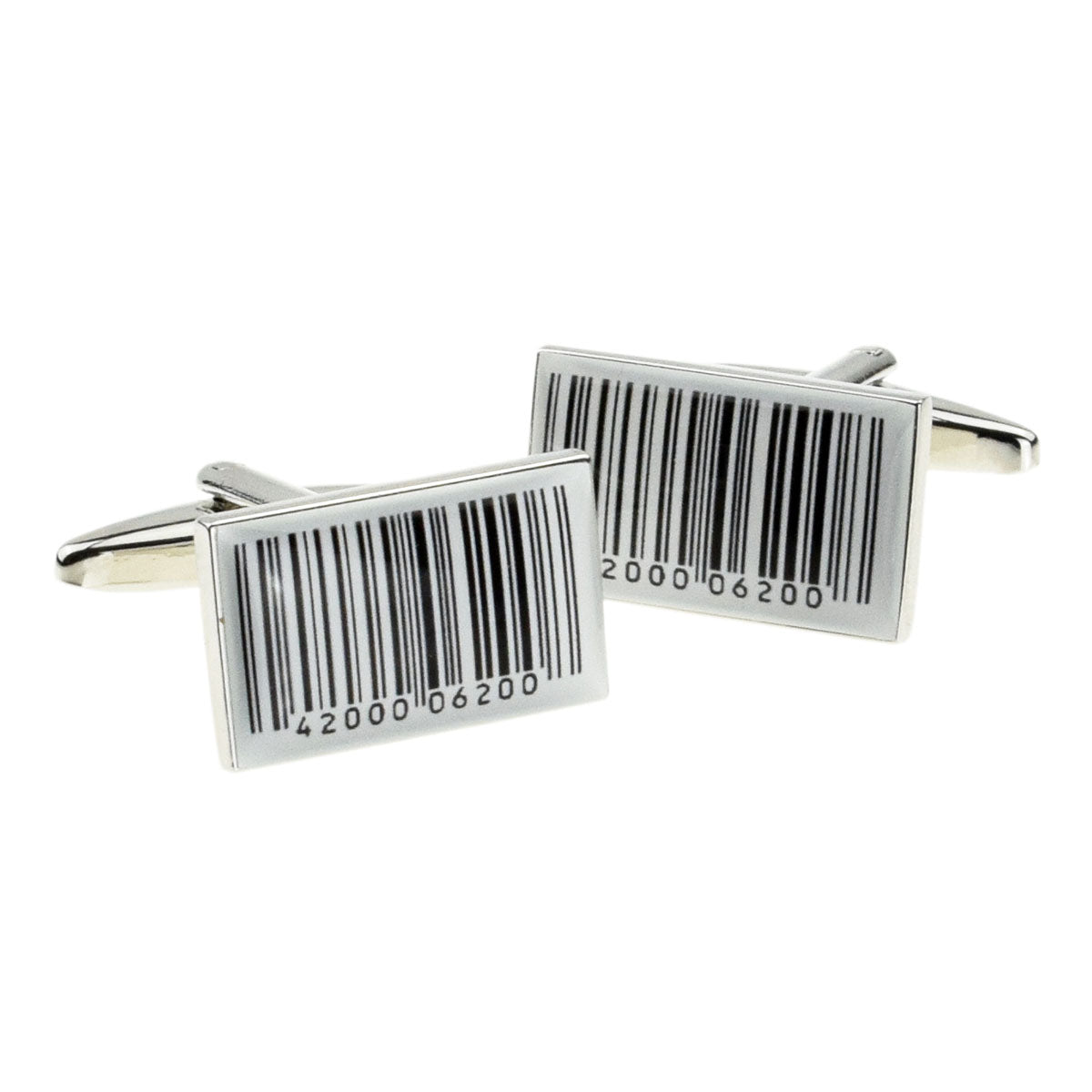 Barcode Design Rectangular Cufflinks | Ashton and Finch