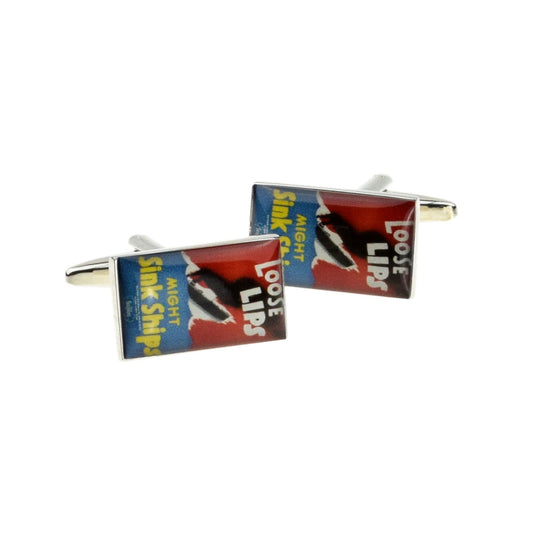 Loose Lips Sink Ships Nostalgic Wartime Poster, Ship Sailing Nautical Boat Sea | Ashton and Finch