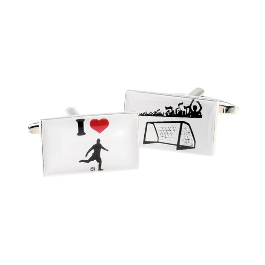 I Love Football Cufflinks | Ashton and Finch