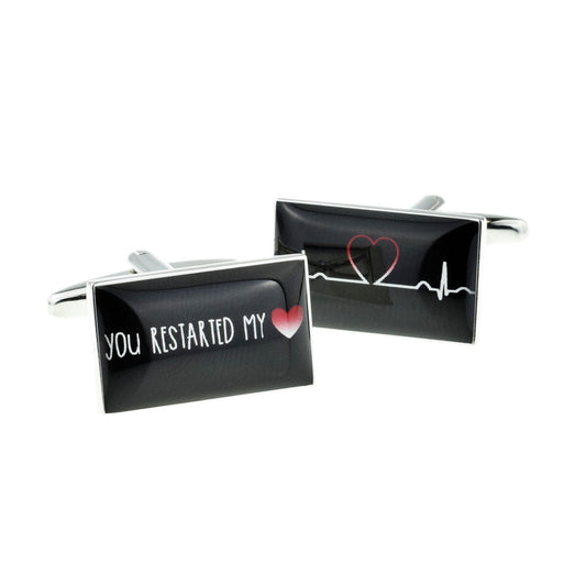 You restarted my Heart Romantic Cufflinks | Ashton and Finch
