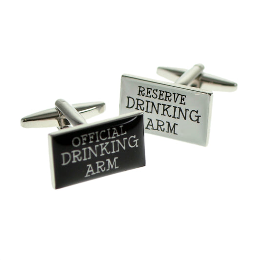 Offical & Reserve Drinking Arm Cufflinks | Ashton and Finch