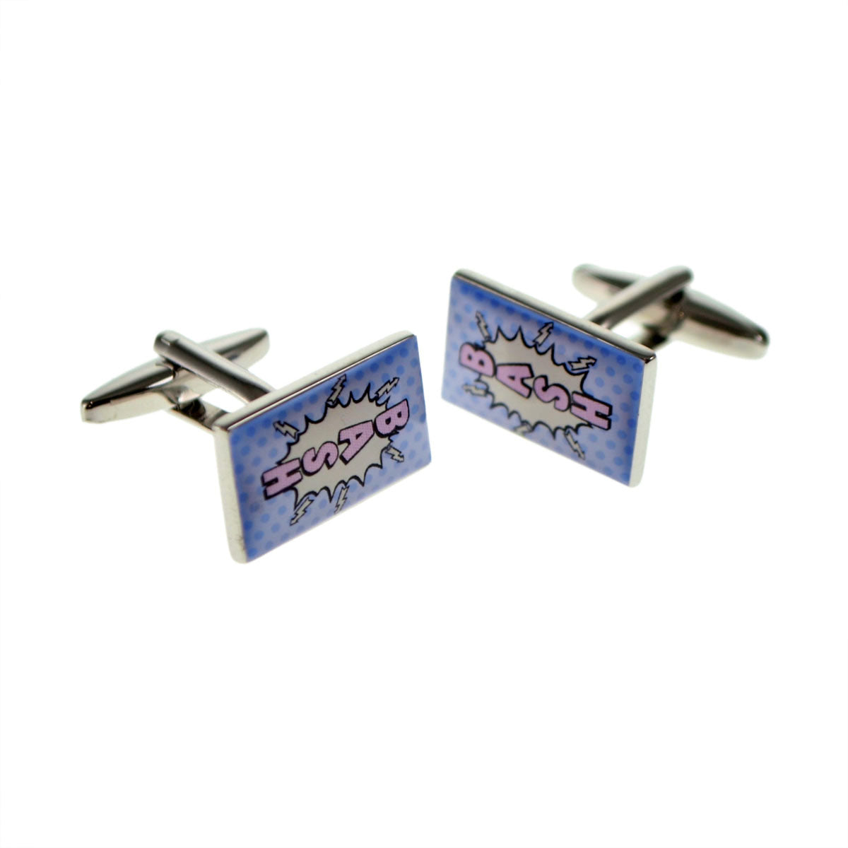 Bash Retro Cartoon Style Cufflinks | Ashton and Finch