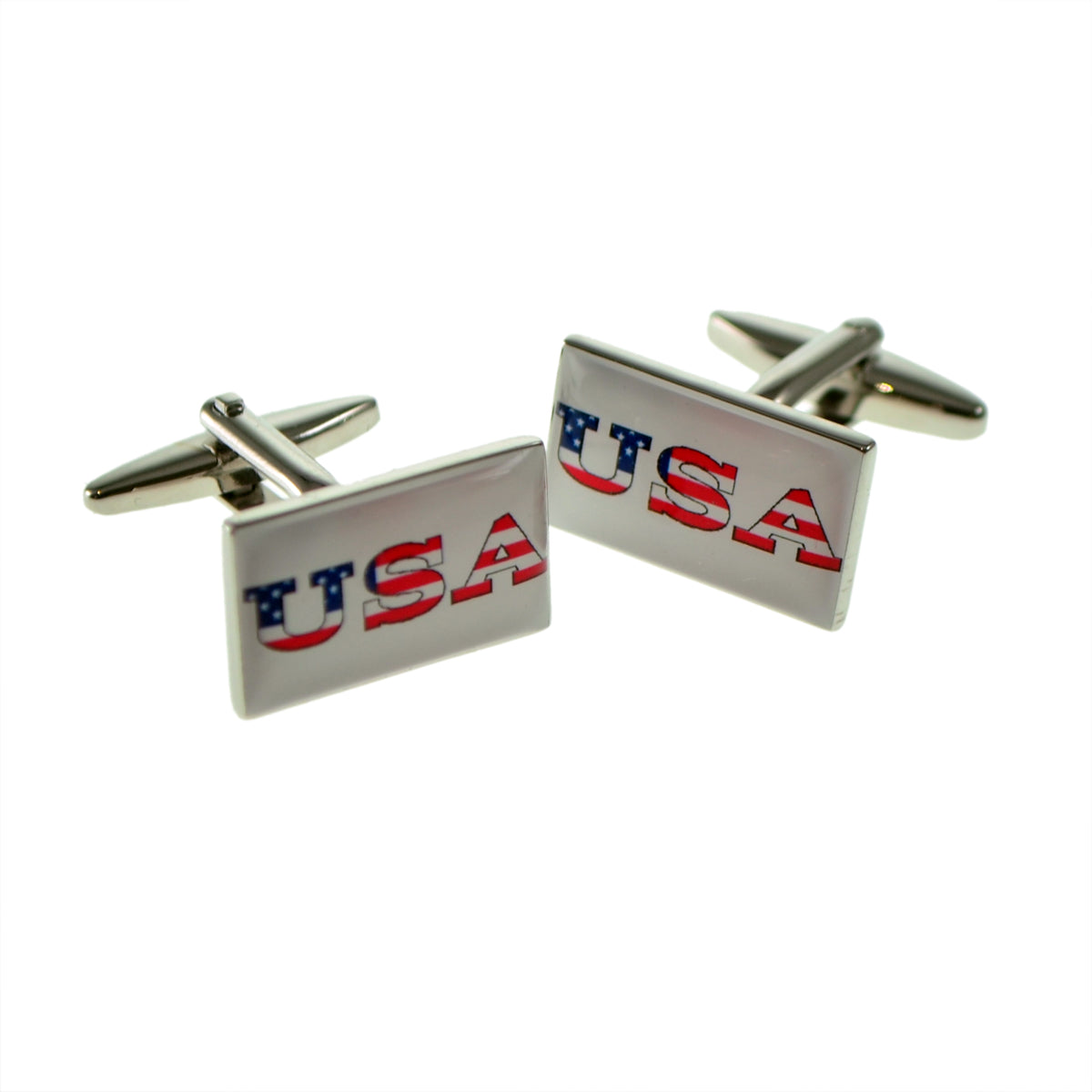 USA Stars & Stripes Letters Cufflinks | Ashton and Finch