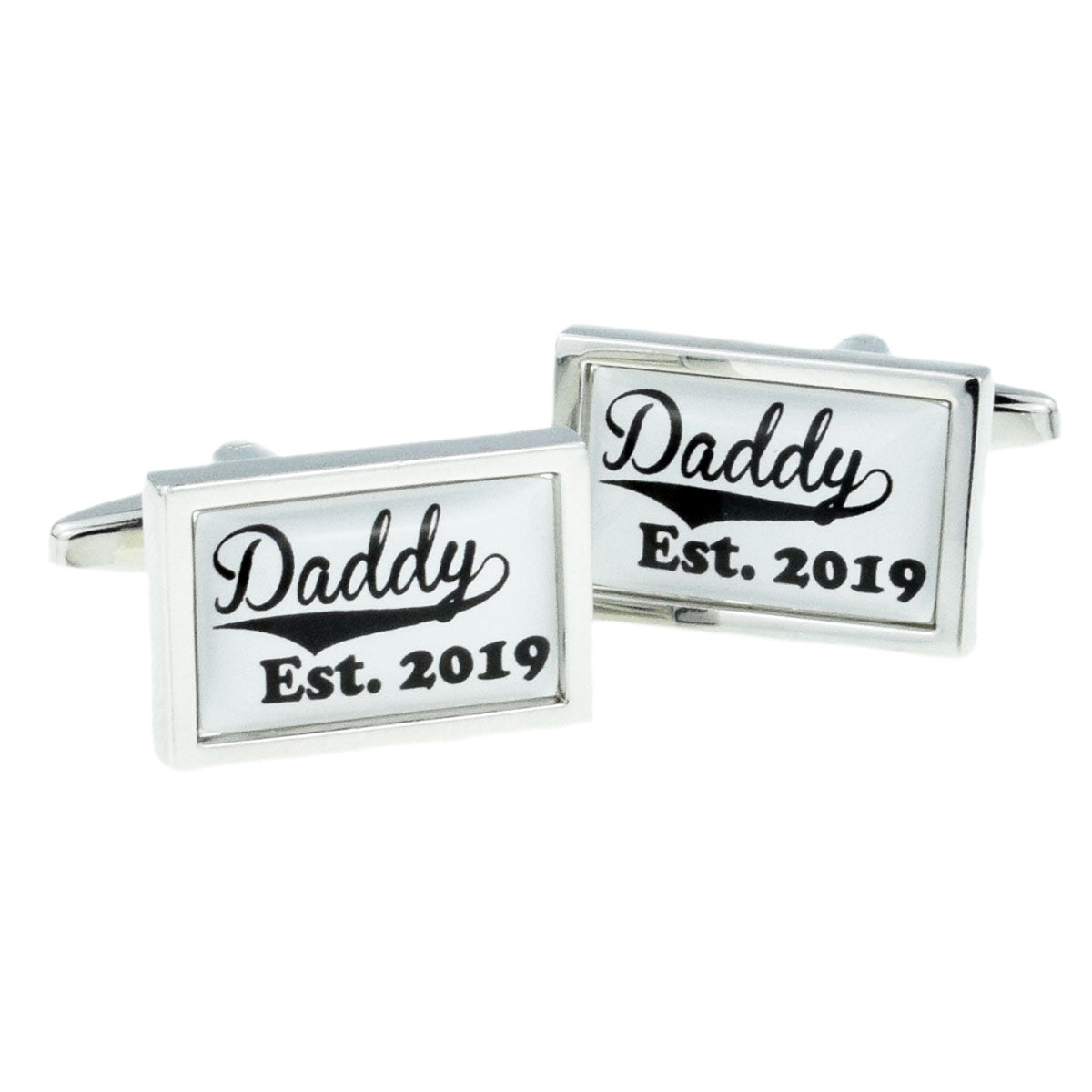 Daddy Est Year Cufflinks | Ashton and Finch