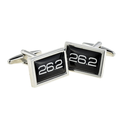 26.2 Miles Marathon Runner Cufflinks | Ashton and Finch