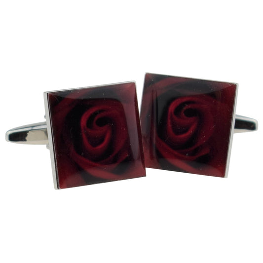 Rose Flower Cufflinks | Ashton and Finch