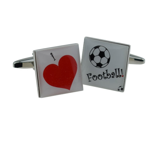 I Love Football Cufflinks | Ashton and Finch