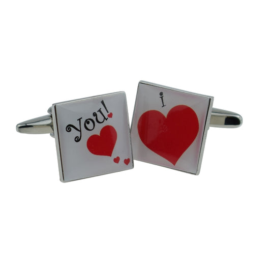Big Heart I Love You Cufflinks | Ashton and Finch