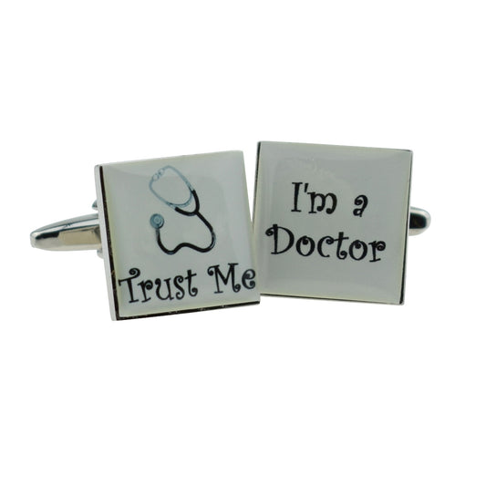 Cool Trust Me I'm a Doctor Cufflinks | Ashton and Finch