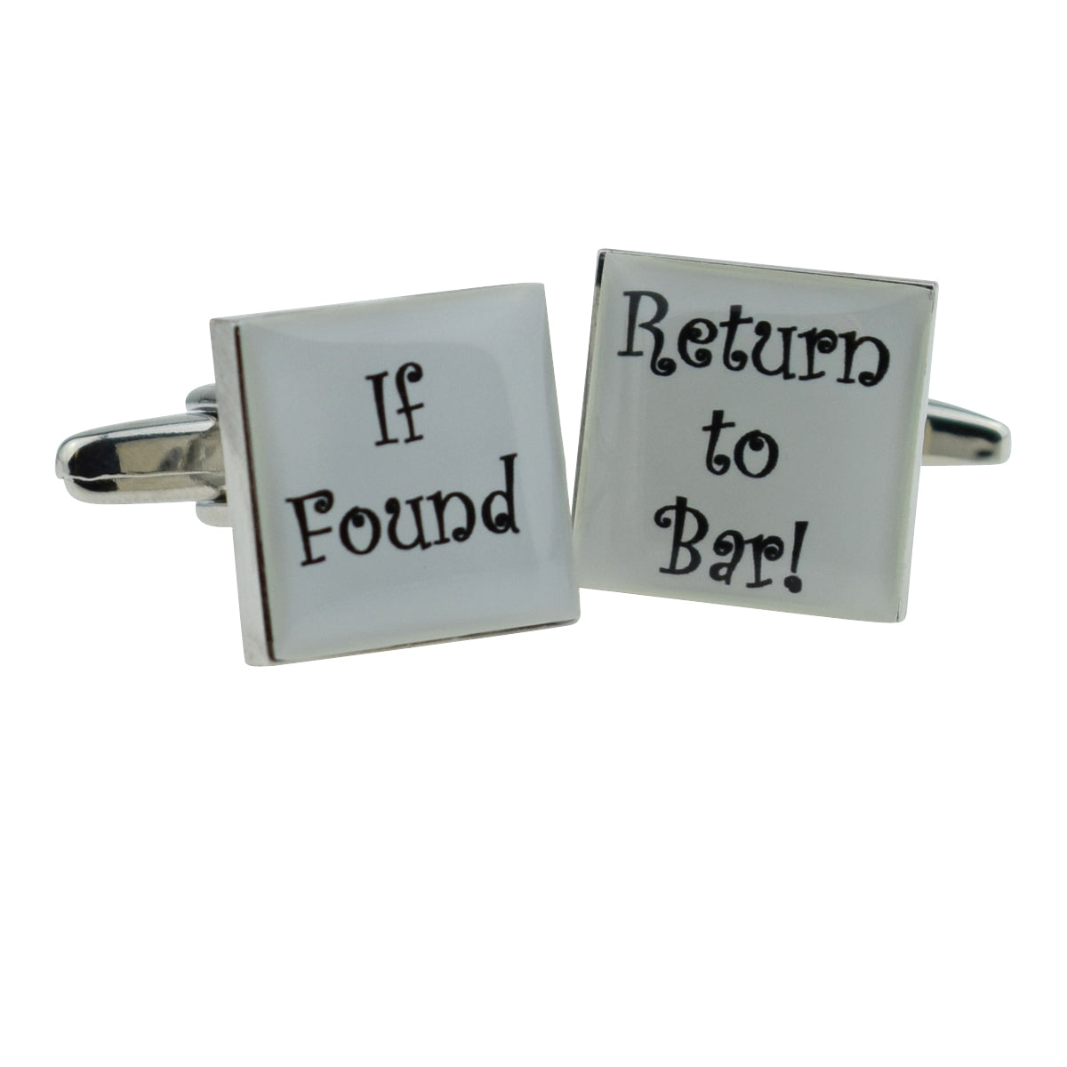 If Found Return to Bar Cufflinks | Ashton and Finch