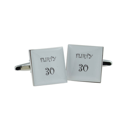 Flirty 30 Cufflinks | Ashton and Finch