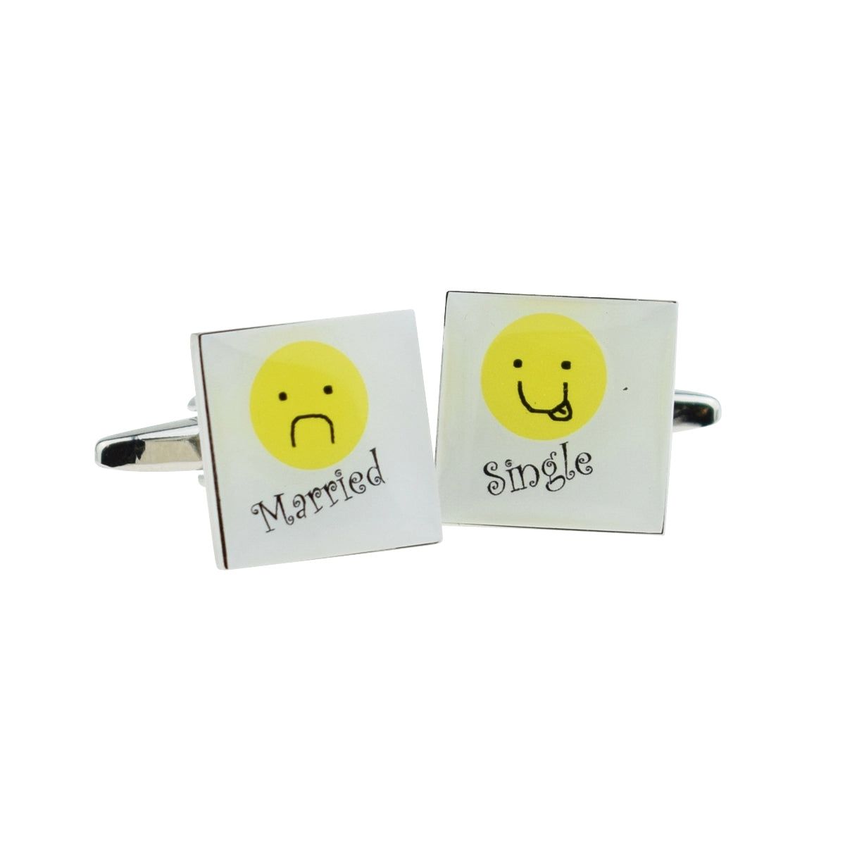 Married or Single Cufflinks | Ashton and Finch