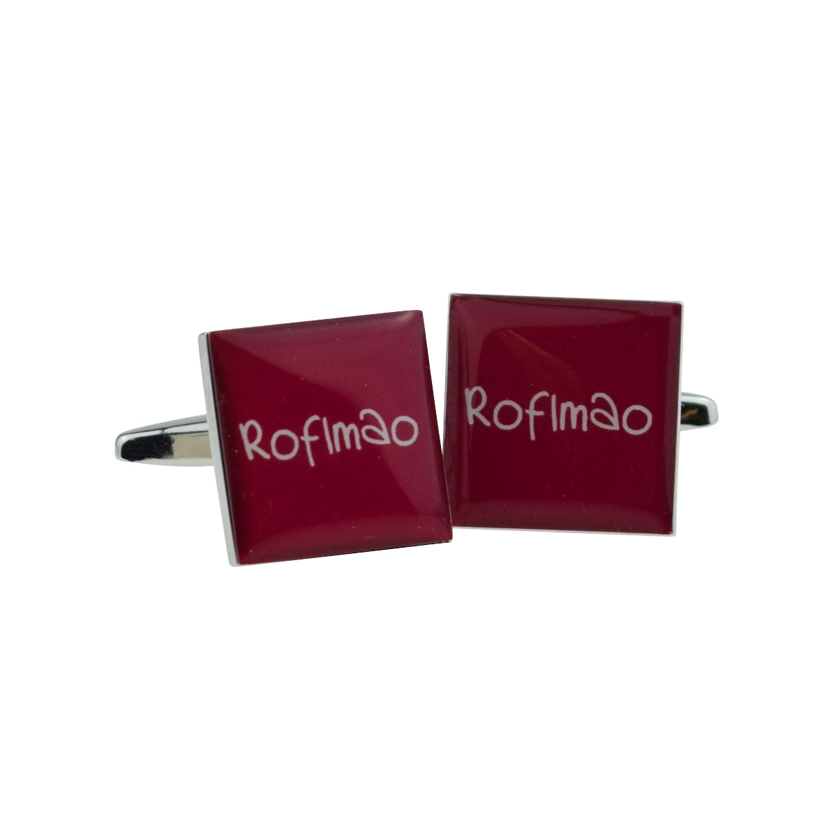 Text Speak ROFLMAO Cufflinks | Ashton and Finch