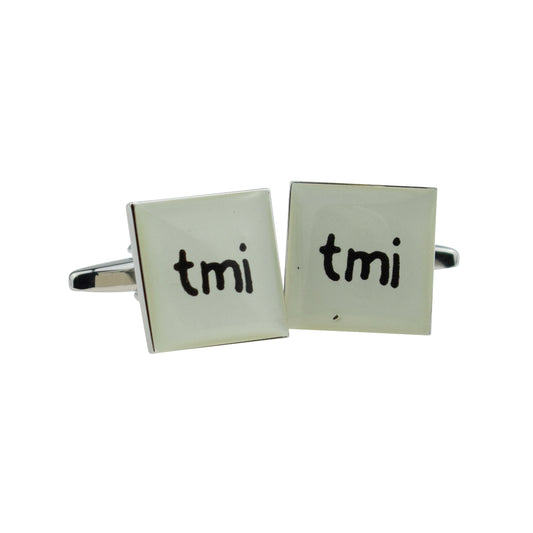 Text Speak TMI Cufflinks | Ashton and Finch