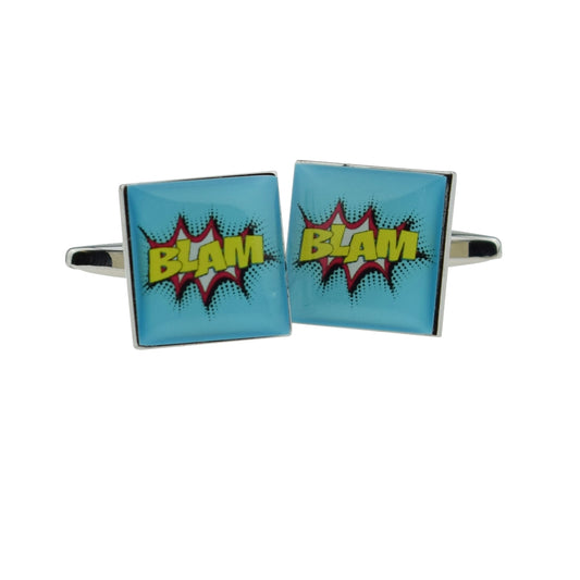 Blam Cartoon Style Cufflinks | Ashton and Finch