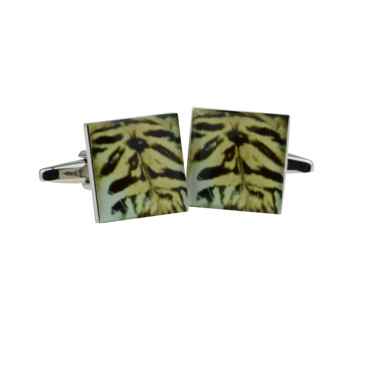 Tiger Print Cufflinks | Ashton and Finch