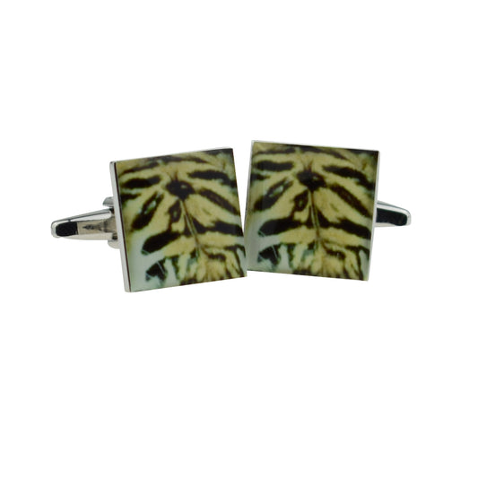 Tiger Print Cufflinks | Ashton and Finch