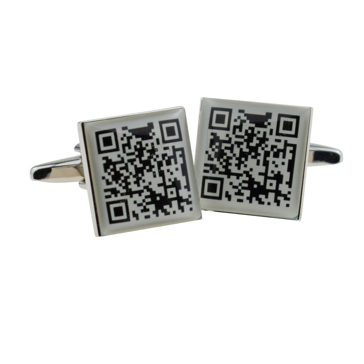 QR Code Cufflinks | Ashton and Finch