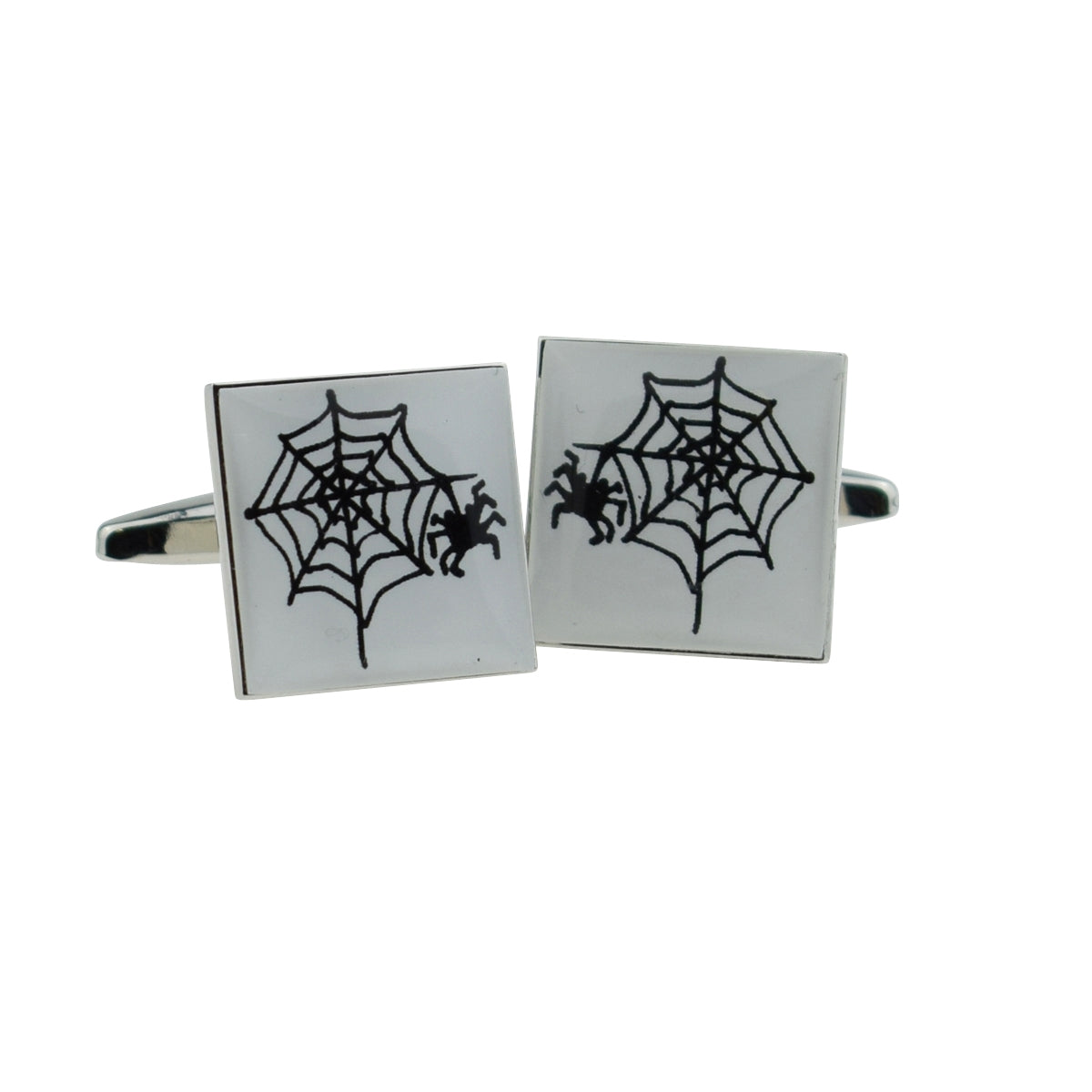 Spider in Web Cufflinks | Ashton and Finch