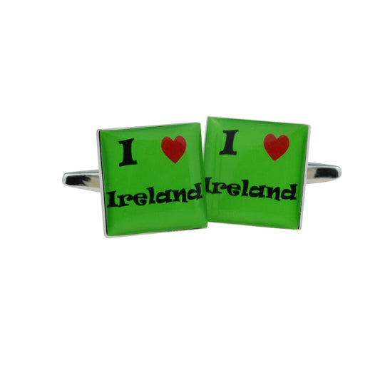 I Love Ireland Cufflinks | Ashton and Finch