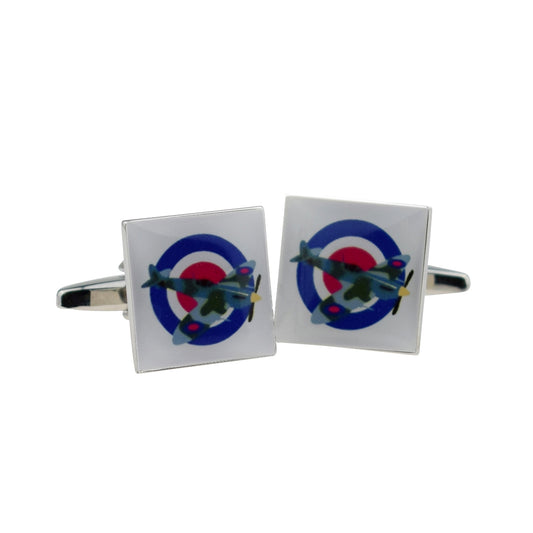 Spitfire with Roundel Design Cufflinks | Ashton and Finch