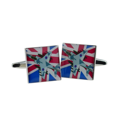 Harrier with Union Jack Design Cufflinks | Ashton and Finch