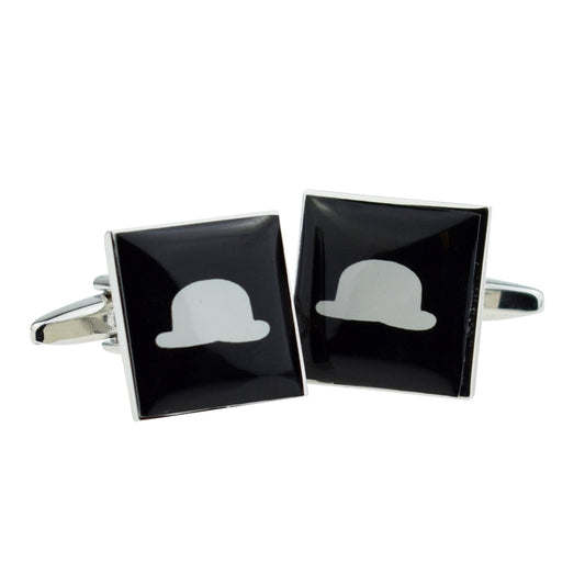 Cool Bowler Hat Cufflinks | Ashton and Finch