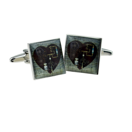 Steampunk  Heart of Machines Cufflinks | Ashton and Finch