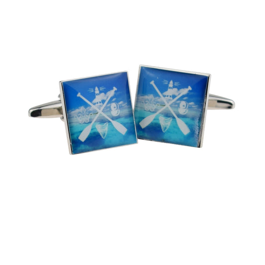 Contemporary Nautical Design Cufflinks | Ashton and Finch