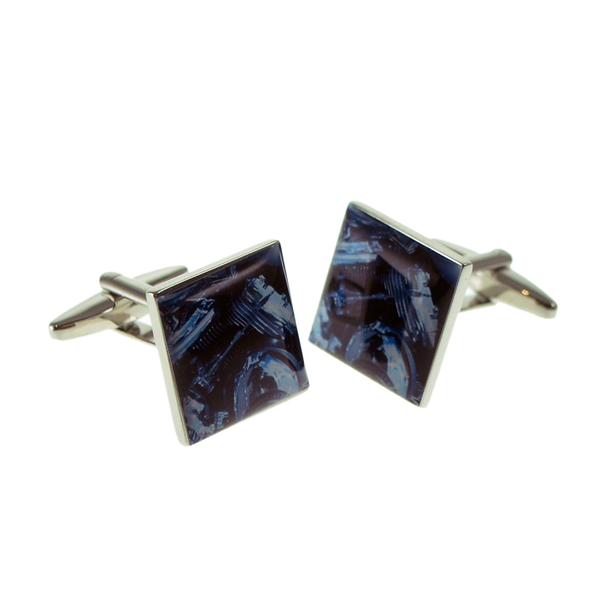Close up Motorbike Engine Cufflinks | Ashton and Finch