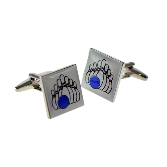 Ten Pin Bowling Design Cufflinks | Ashton and Finch