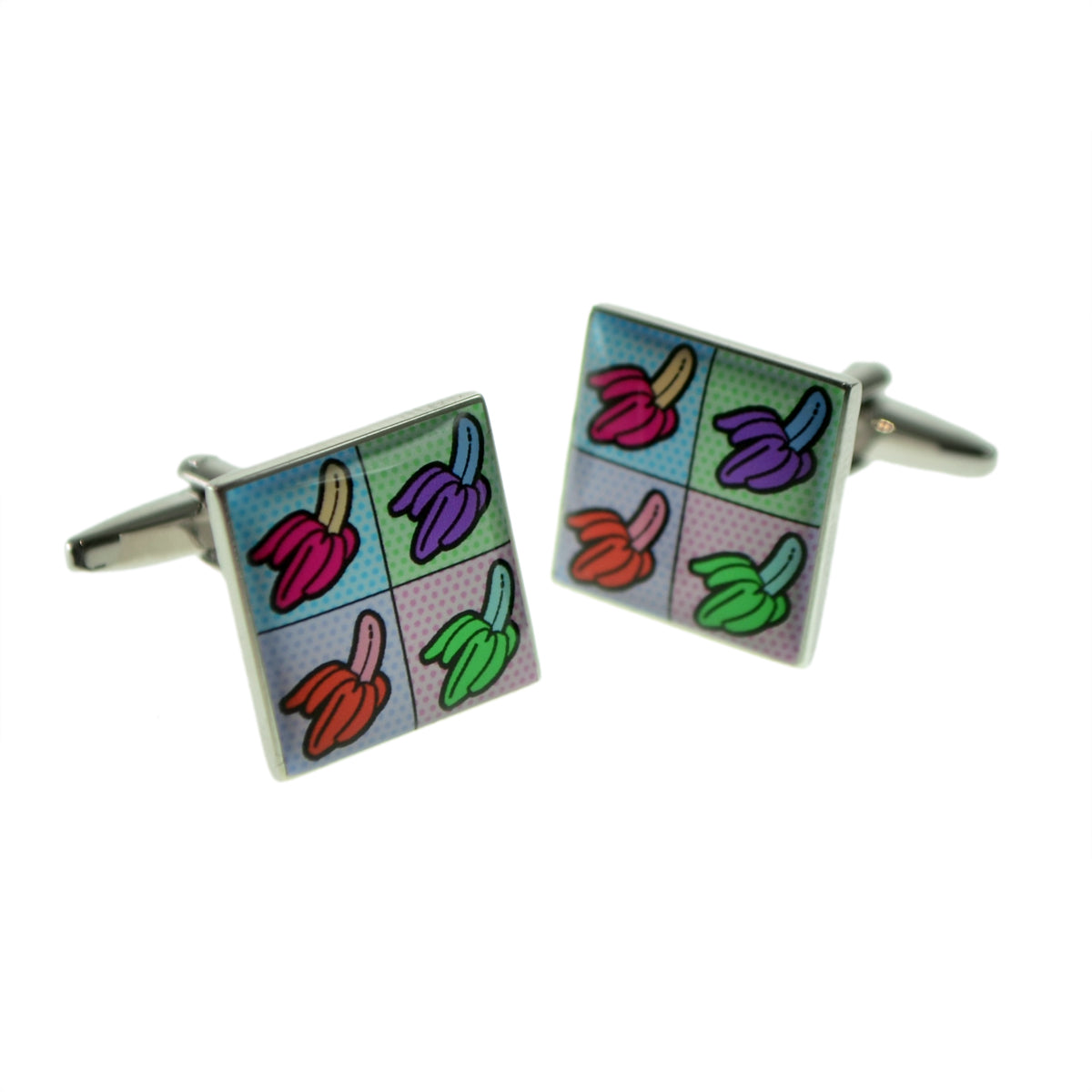 Pop Art Style Bananas Design Cufflinks | Ashton and Finch